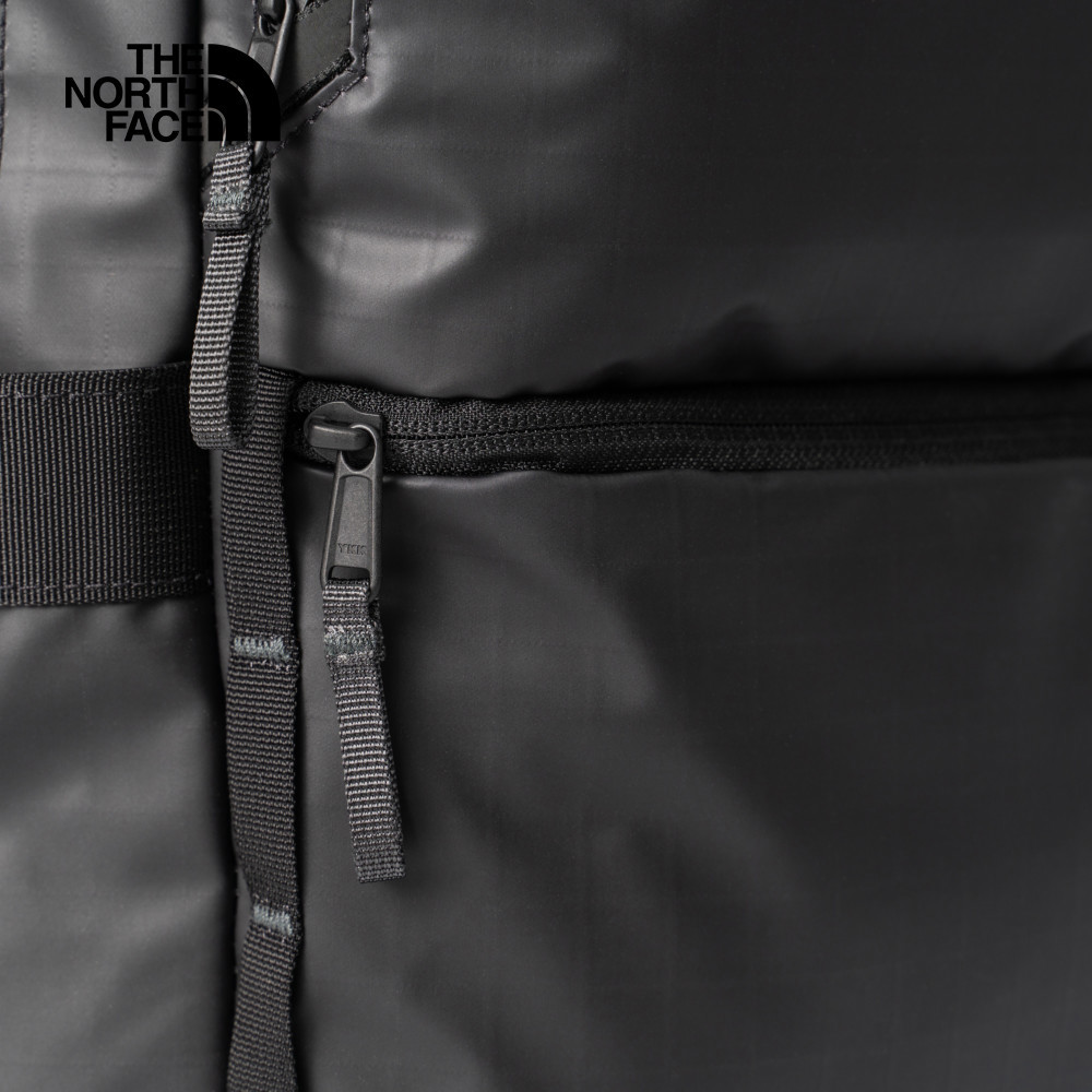 The North Face北面男女款黑色多隔層方形休閒後背包｜81DMKT0