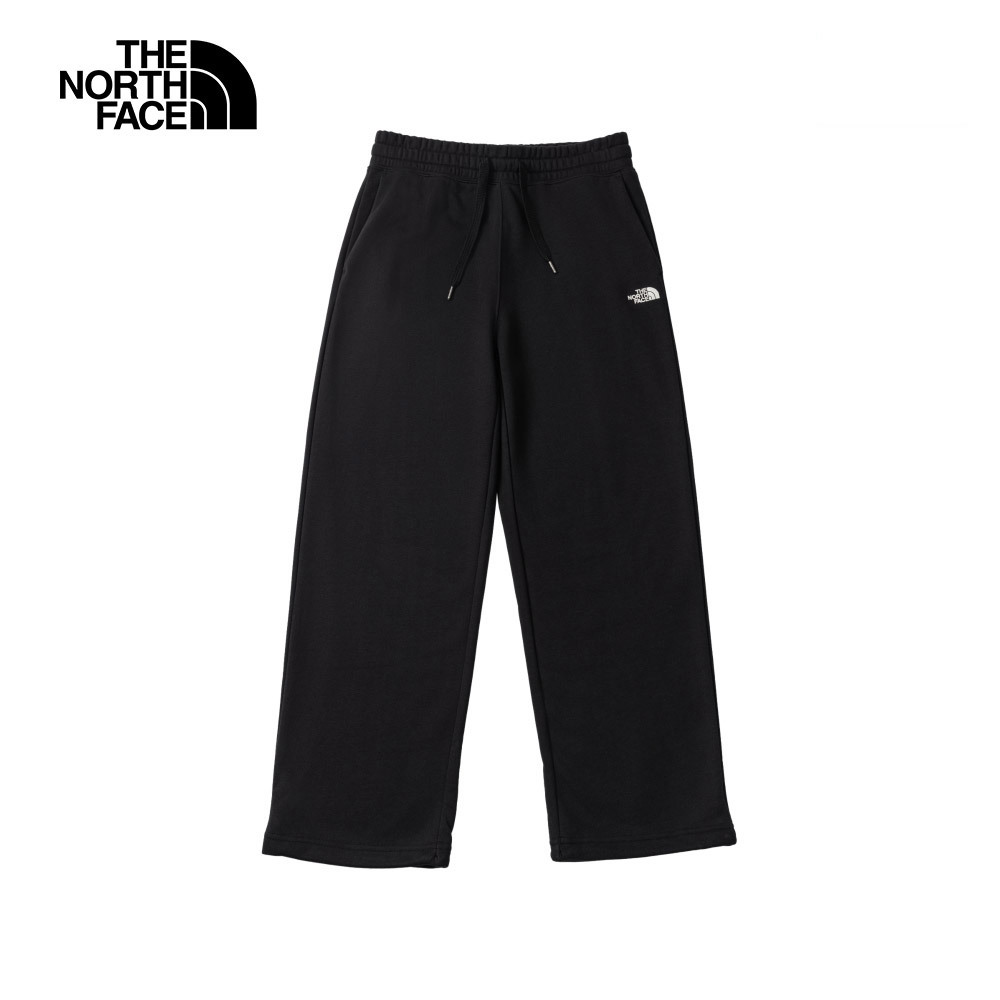 The North Face北面女款黑色彈力褲腰可調節褲腳運動休閒長褲｜8DC5JK3