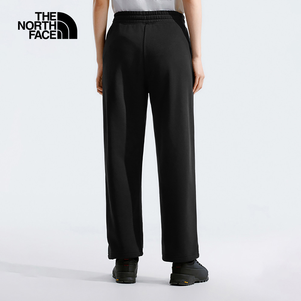 The North Face北面女款黑色彈力褲腰可調節褲腳運動休閒長褲｜8DC5JK3