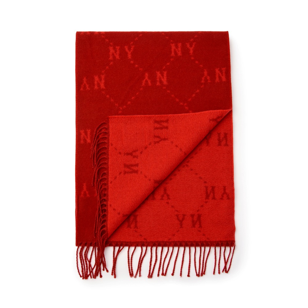 MLB 雙面圍巾 Monogram系列 紐約洋基隊 (3AMFM0146-50RDD)