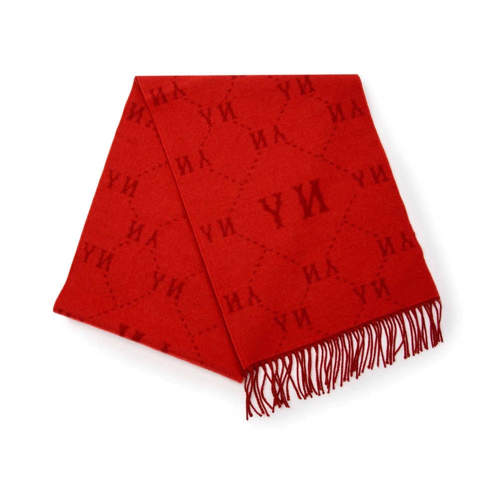 MLB 雙面圍巾 Monogram系列 紐約洋基隊 (3AMFM0146-50RDD)