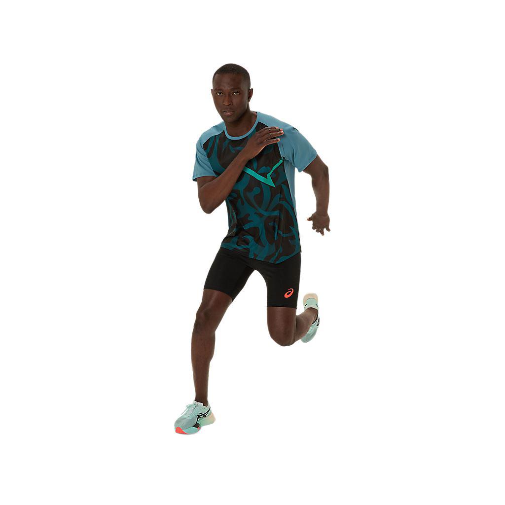 田徑緊身短褲 男款 亞洲版型 田徑下著 2091A741-001