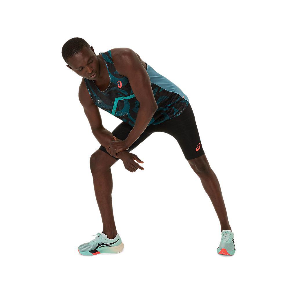 田徑緊身短褲 男款 亞洲版型 田徑下著 2091A742-001