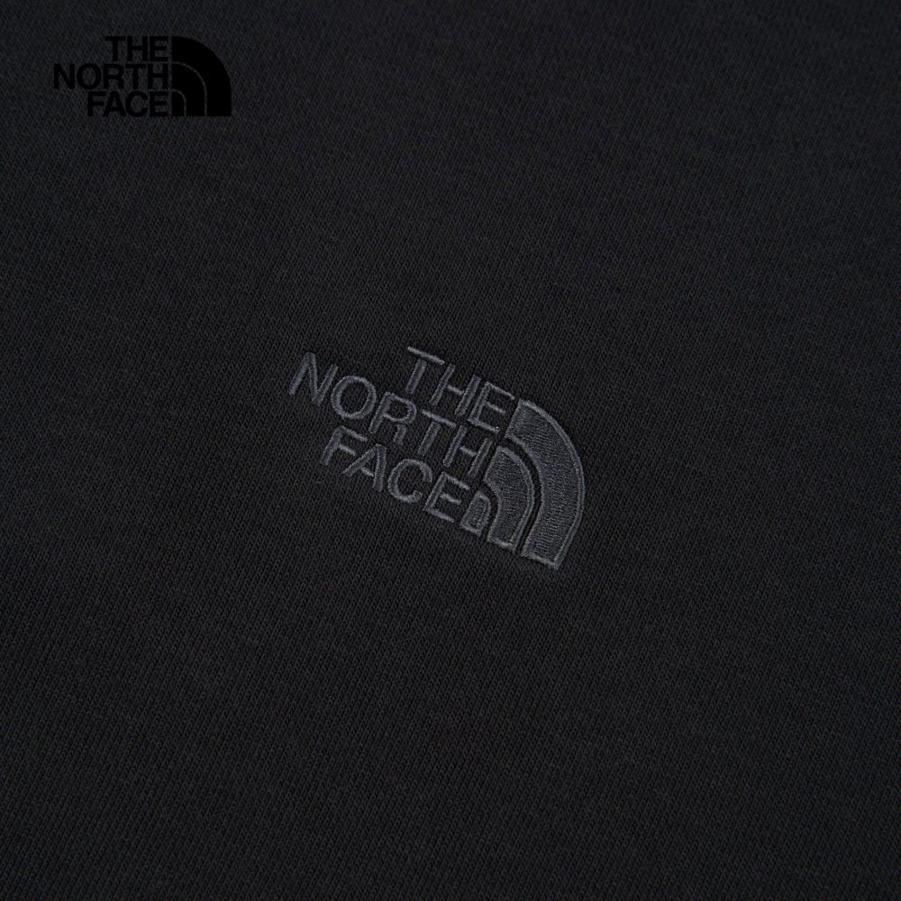 【新年款】The North Face北面男女款黑色舒適經典品牌印花長袖大學T｜8CFWJK3