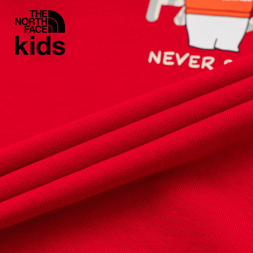 【新年款】The North Face北面兒童紅色趣味蛇年印花連帽外套｜8CFZ682