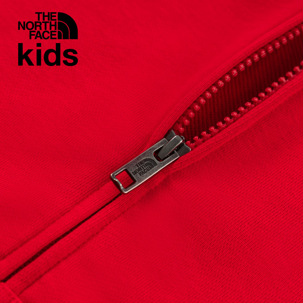 【新年款】The North Face北面兒童紅色趣味蛇年印花連帽外套｜8CFZ682