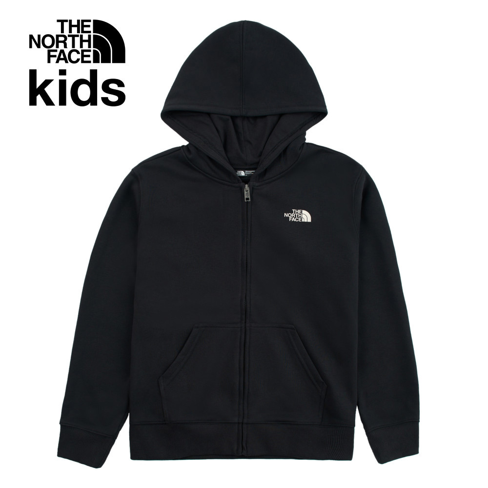 【10/27 12點限時搶購】【新年款】The North Face北面兒童黑色趣味蛇年印花連帽外套｜8CFZJK3