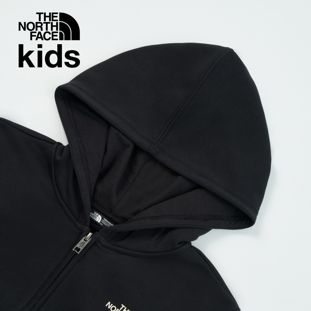 【10/27 12點限時搶購】【新年款】The North Face北面兒童黑色趣味蛇年印花連帽外套｜8CFZJK3