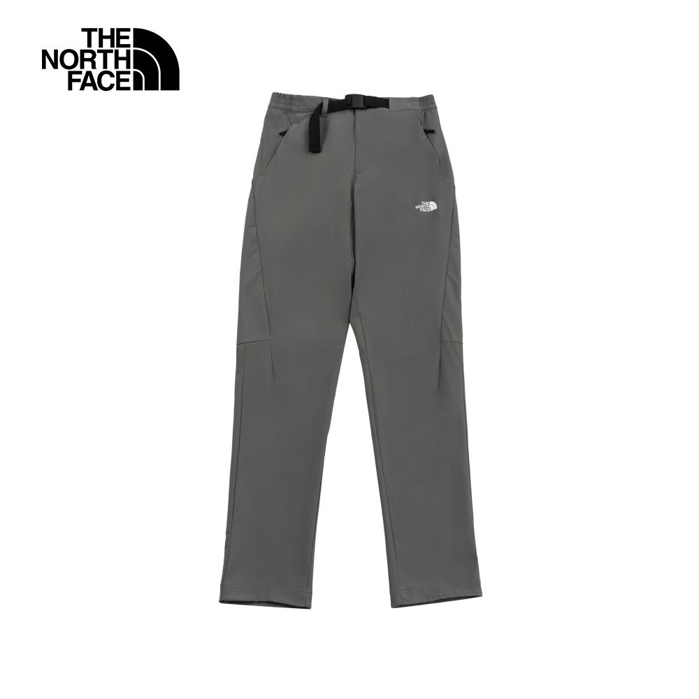 The North Face北面男款灰色DWR防潑水戶外徒步長褲｜7WCV0UZ