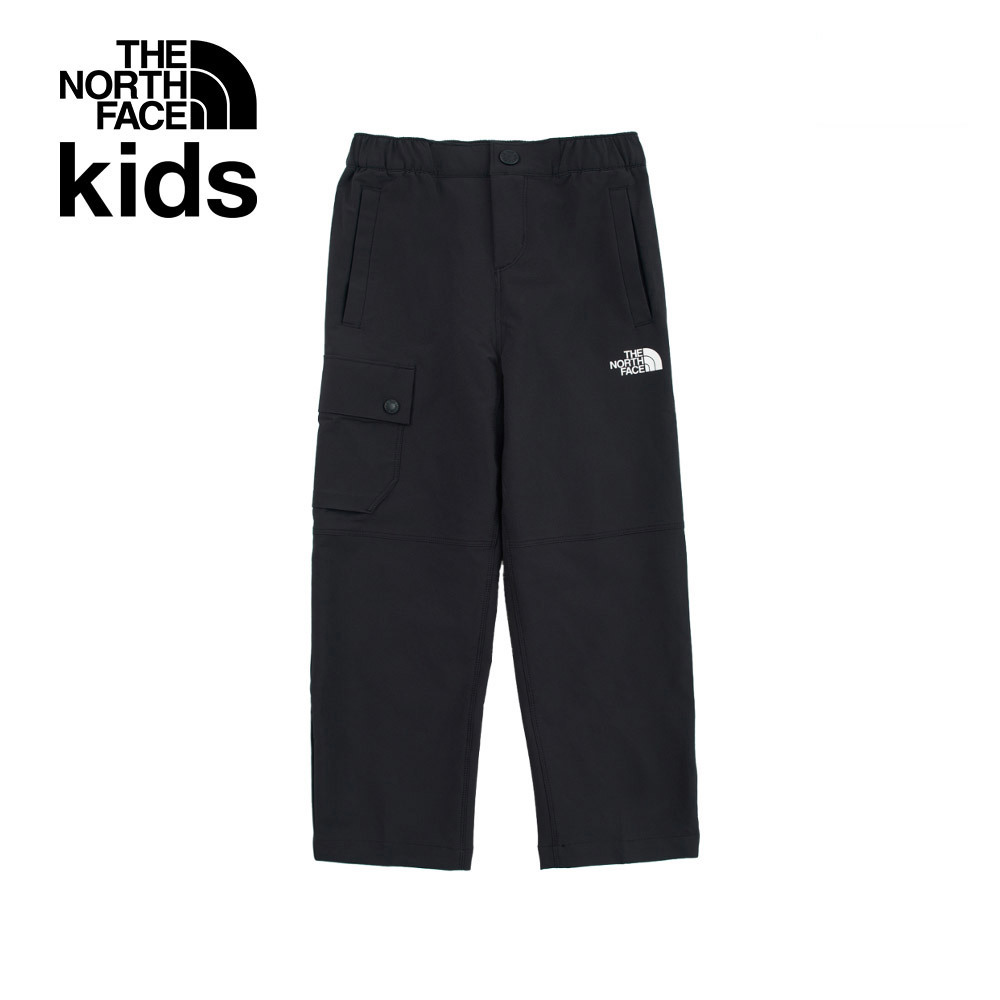 The North Face北面兒童黑色DWR防潑水戶外徒步長褲｜87Z14H0