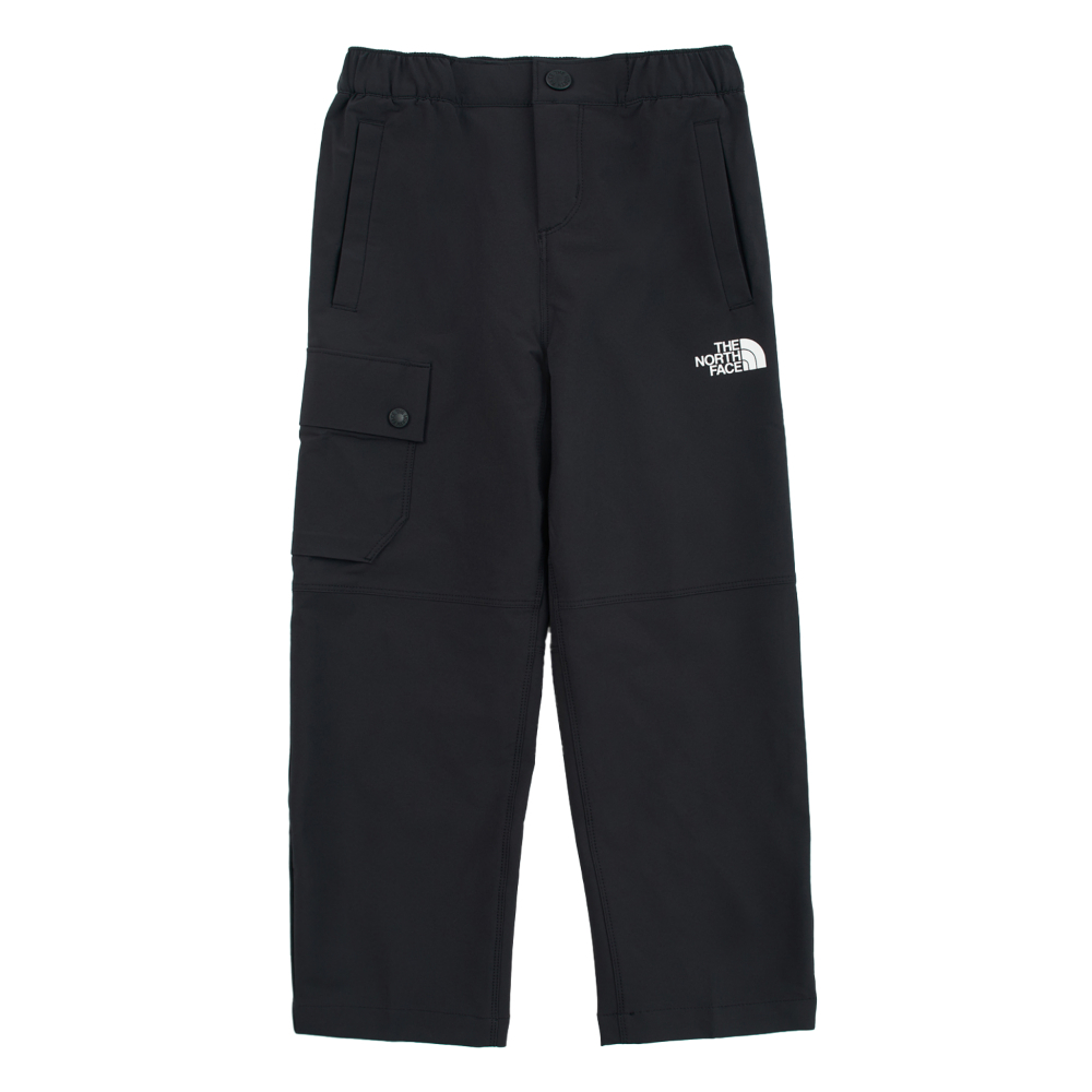The North Face北面兒童黑色DWR防潑水戶外徒步長褲｜87Z14H0