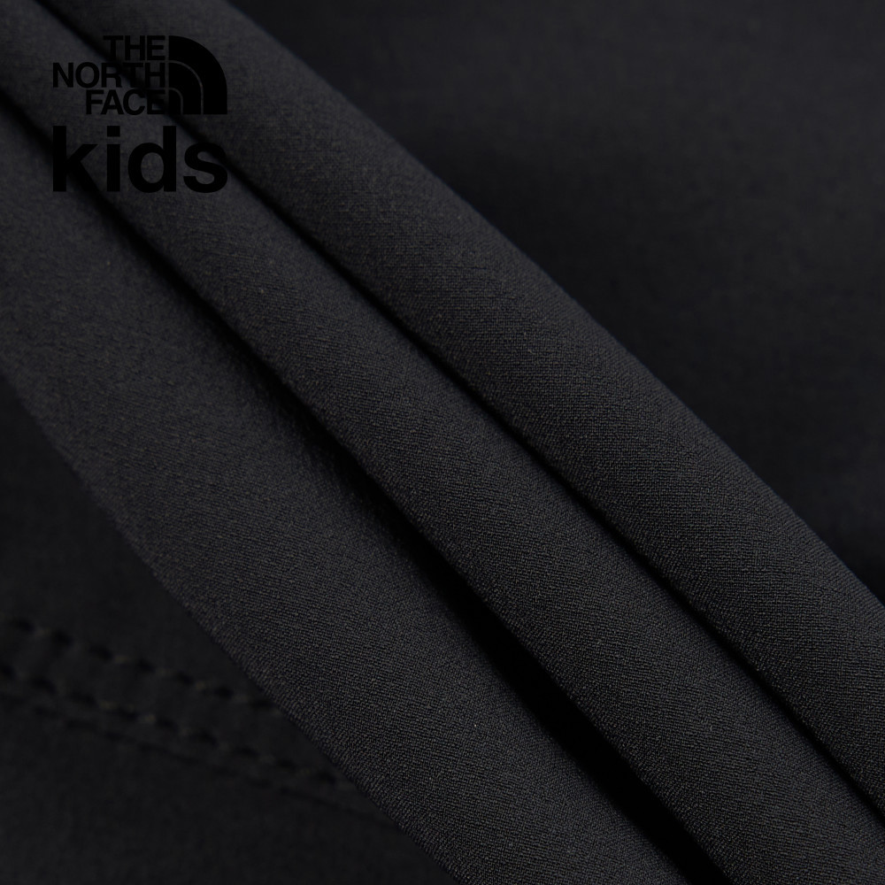 The North Face北面兒童黑色DWR防潑水戶外徒步長褲｜87Z14H0