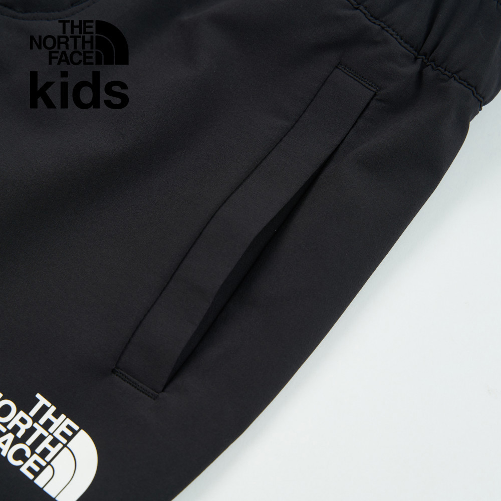 The North Face北面兒童黑色DWR防潑水戶外徒步長褲｜87Z14H0