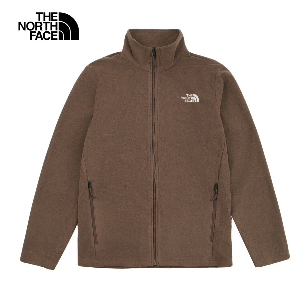 The North Face北面男款棕色DryVent防水透氣抓絨內裡連帽三合一外套｜89ZP5EX