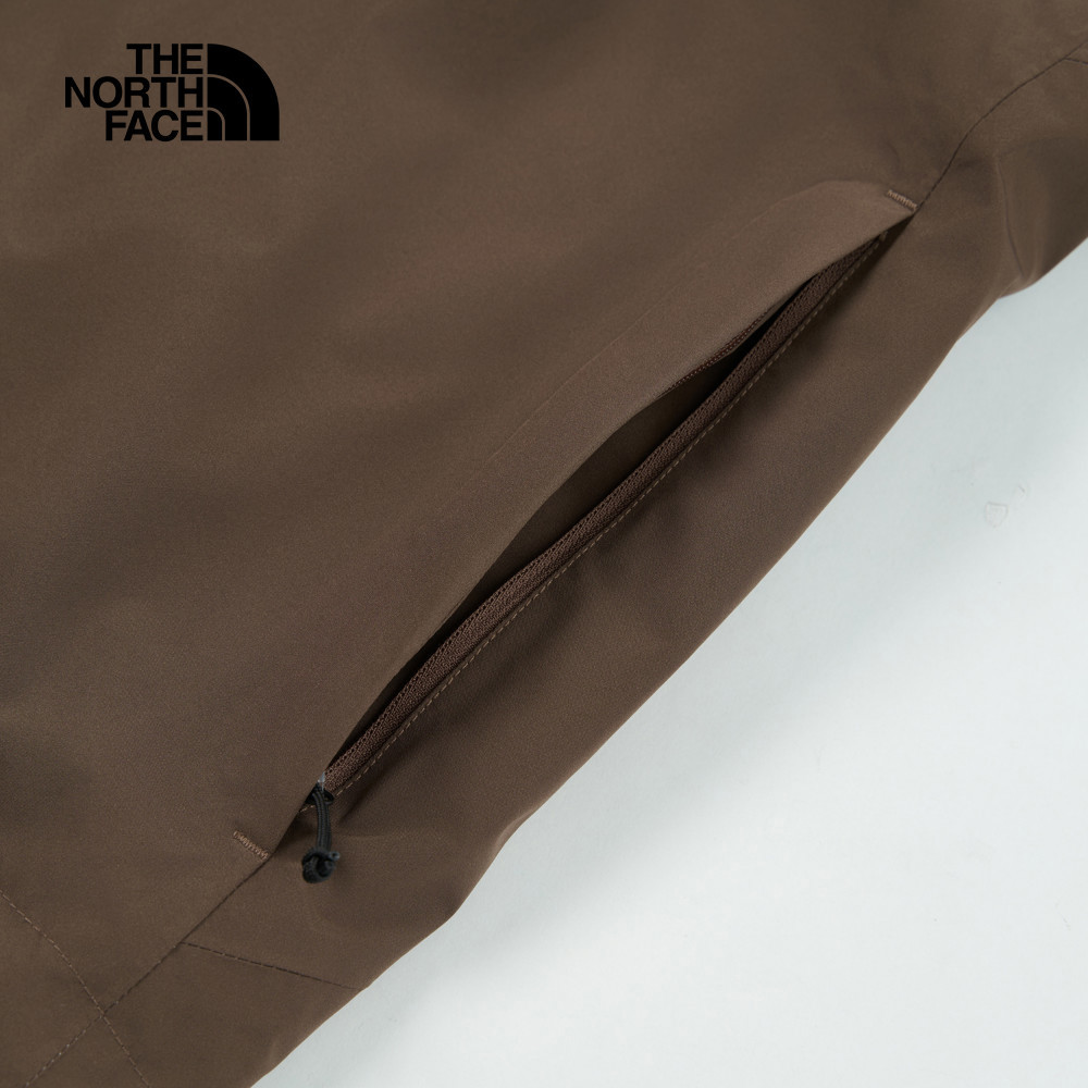 The North Face北面男款棕色DryVent防水透氣抓絨內裡連帽三合一外套｜89ZP5EX