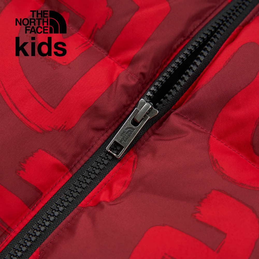 【經典1996】兒童紅色DWR防潑水保暖可打包羽絨背心｜8A4B5UQ