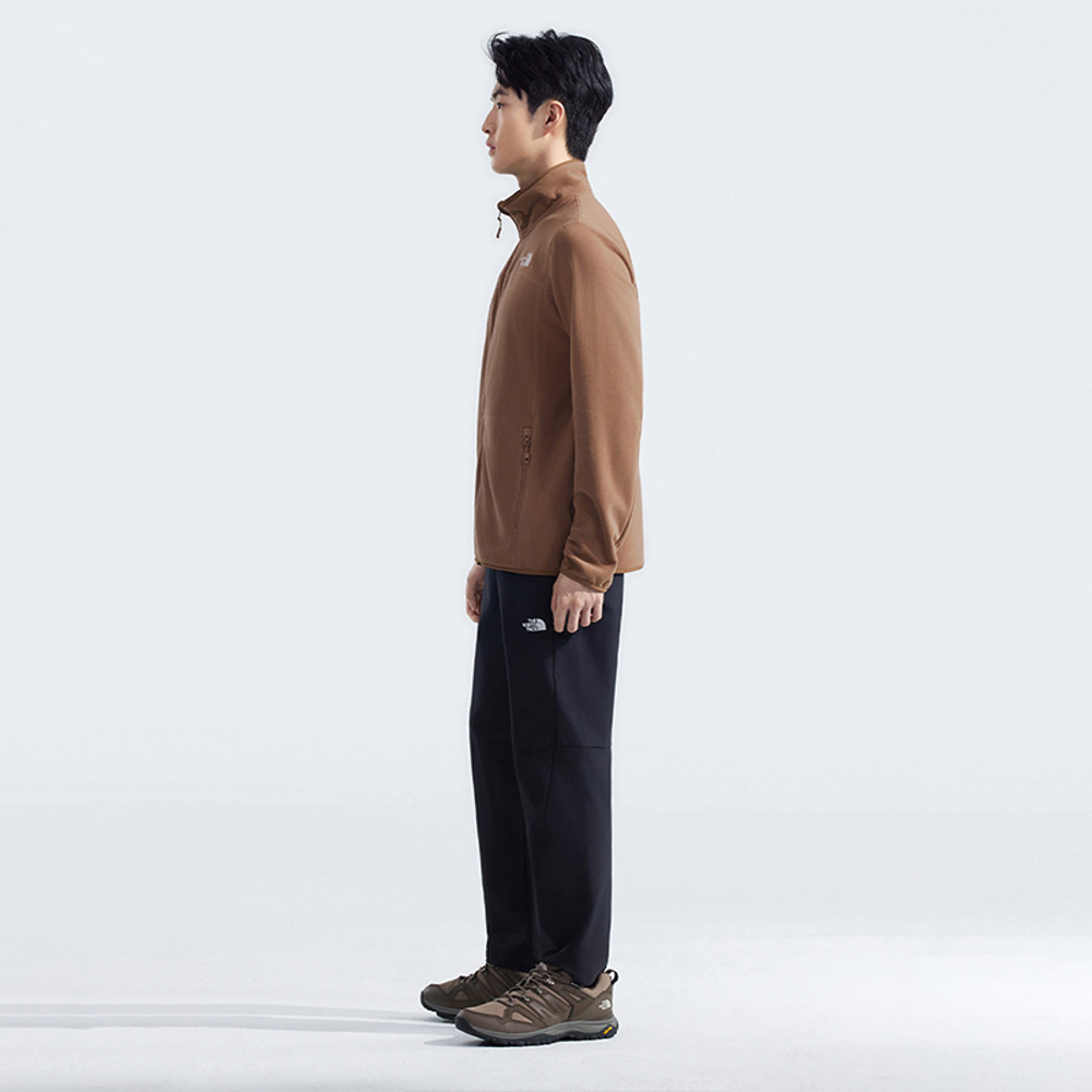 【10/24 00點週末限定】The North Face北面男款棕色立領抓絨外套｜8AYK6IH