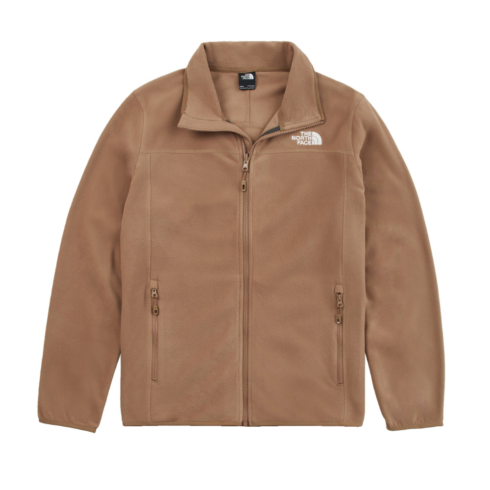 【10/24 00點週末限定】The North Face北面男款棕色立領抓絨外套｜8AYK6IH