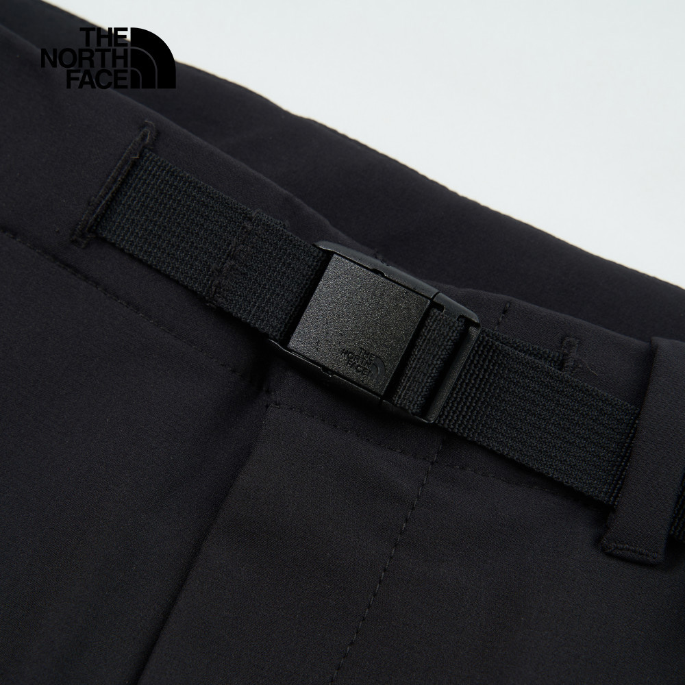 The North Face北面女款黑色DWR防潑水戶外徒步長褲｜8BWGJK3