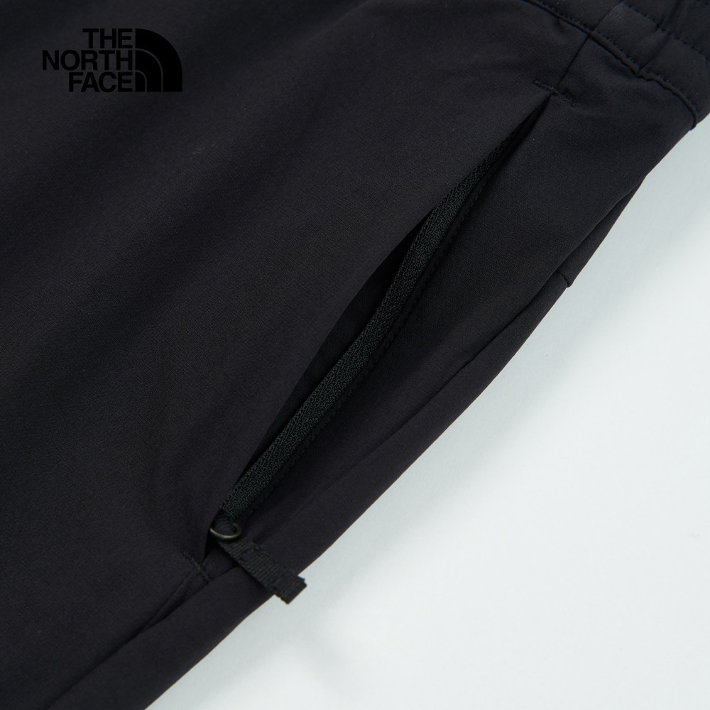 The North Face北面女款黑色DWR防潑水戶外徒步長褲｜8CJRJK3