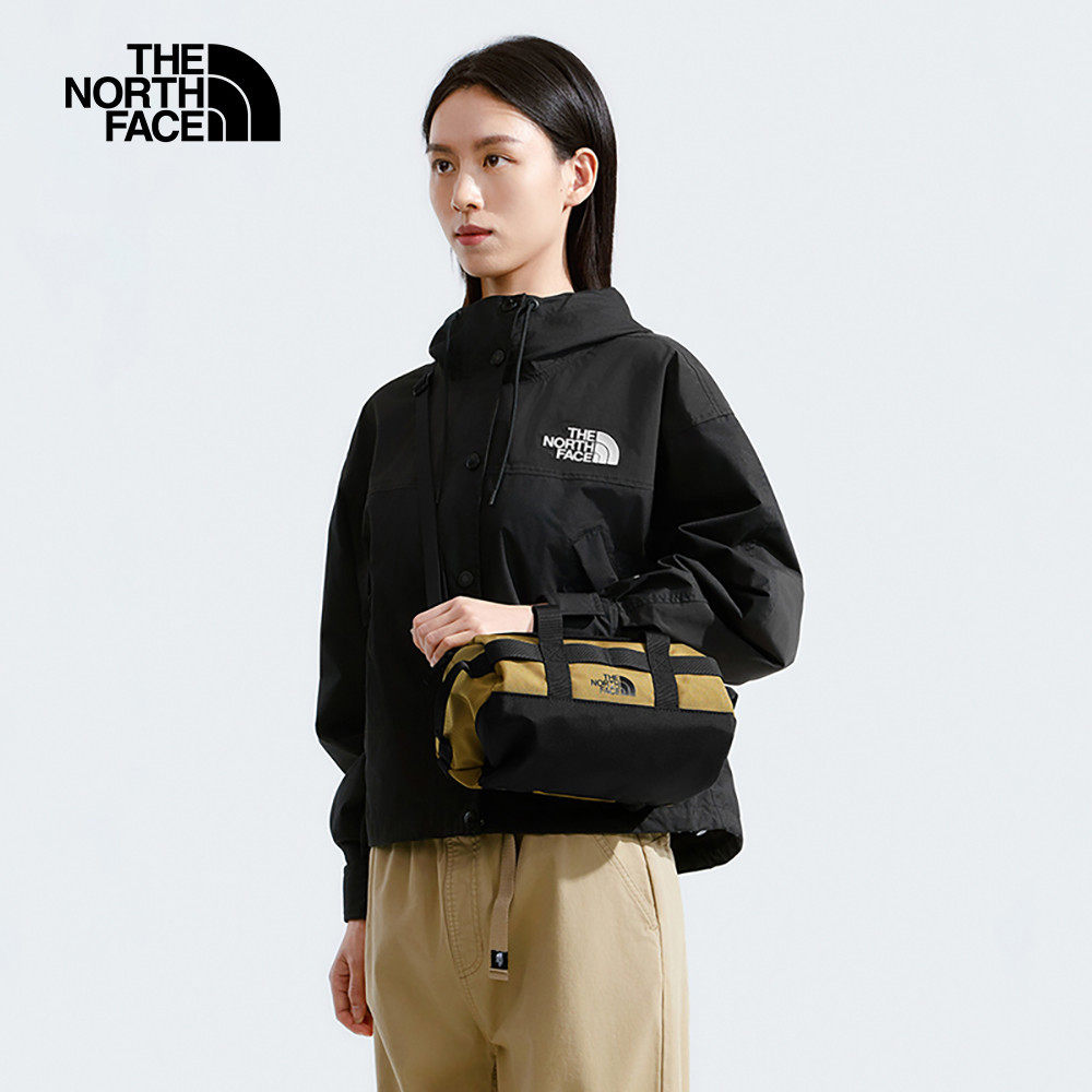 The North Face北面男女款棕色背提兩用休閒單肩包｜5JYT8W0