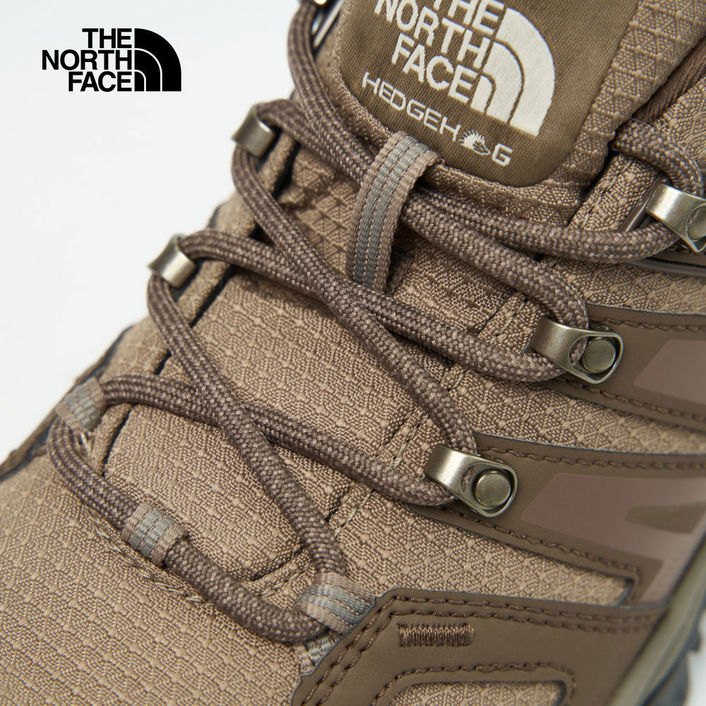 The North Face北面男款棕色Gore-Tex防水抓地耐磨徒步鞋｜8AA973E
