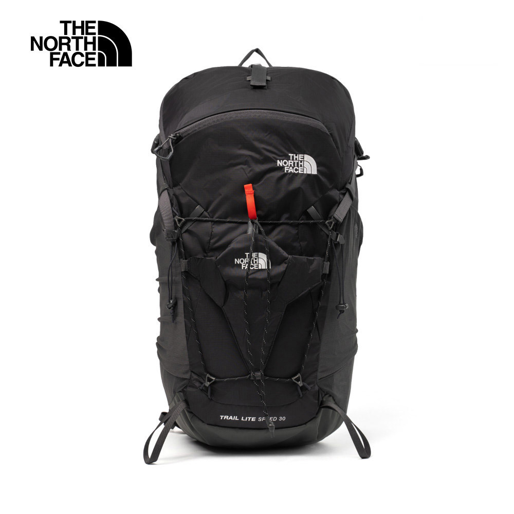 The North Face北面男女款黑色DWR防潑水後背包｜8BKHKT0－靈動旗艦店