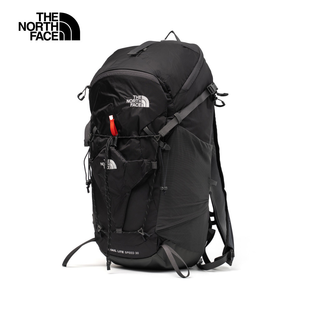 The North Face北面男女款黑色DWR防潑水後背包｜8BKHKT0