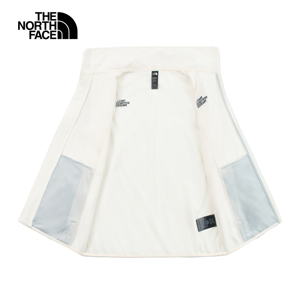 【10/24 00點週末限定】The North Face北面女款白色舒適保暖抓絨外套｜8DFE4HP