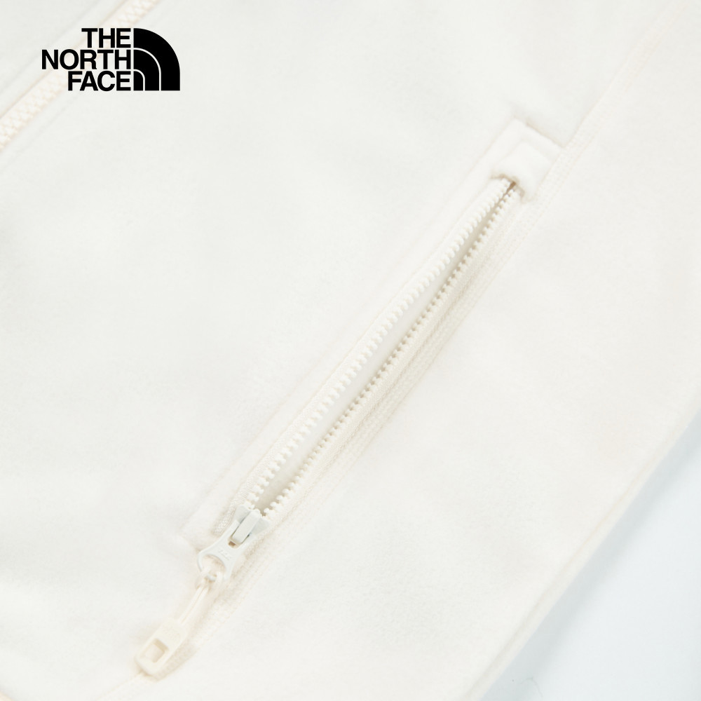 【10/24 00點週末限定】The North Face北面女款白色舒適保暖抓絨外套｜8DFE4HP