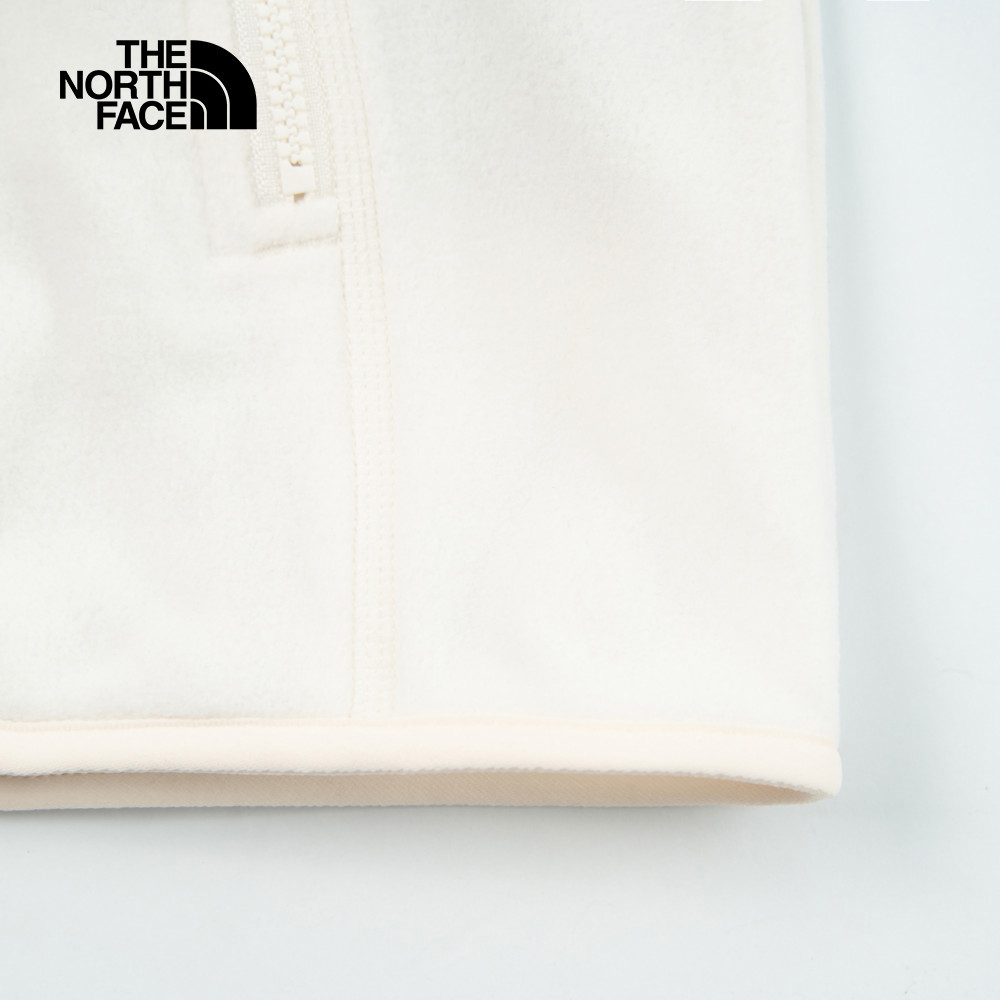 【10/24 00點週末限定】The North Face北面女款白色舒適保暖抓絨外套｜8DFE4HP