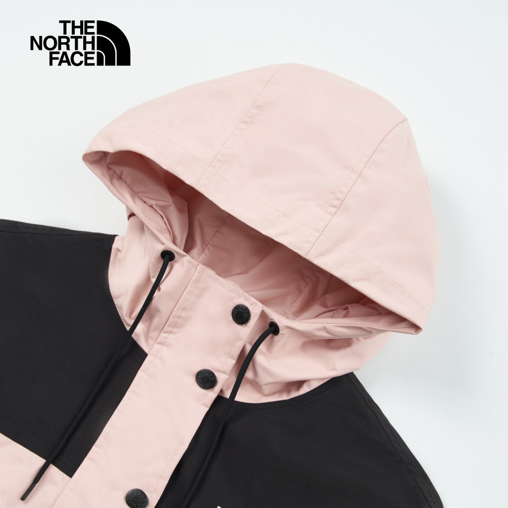 The North Face北面女款粉色DryVent防水透氣衝鋒衣｜8DGKHZI