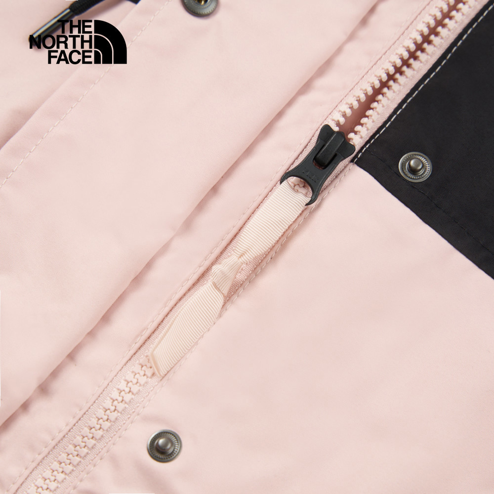 The North Face北面女款粉色DryVent防水透氣衝鋒衣｜8DGKHZI