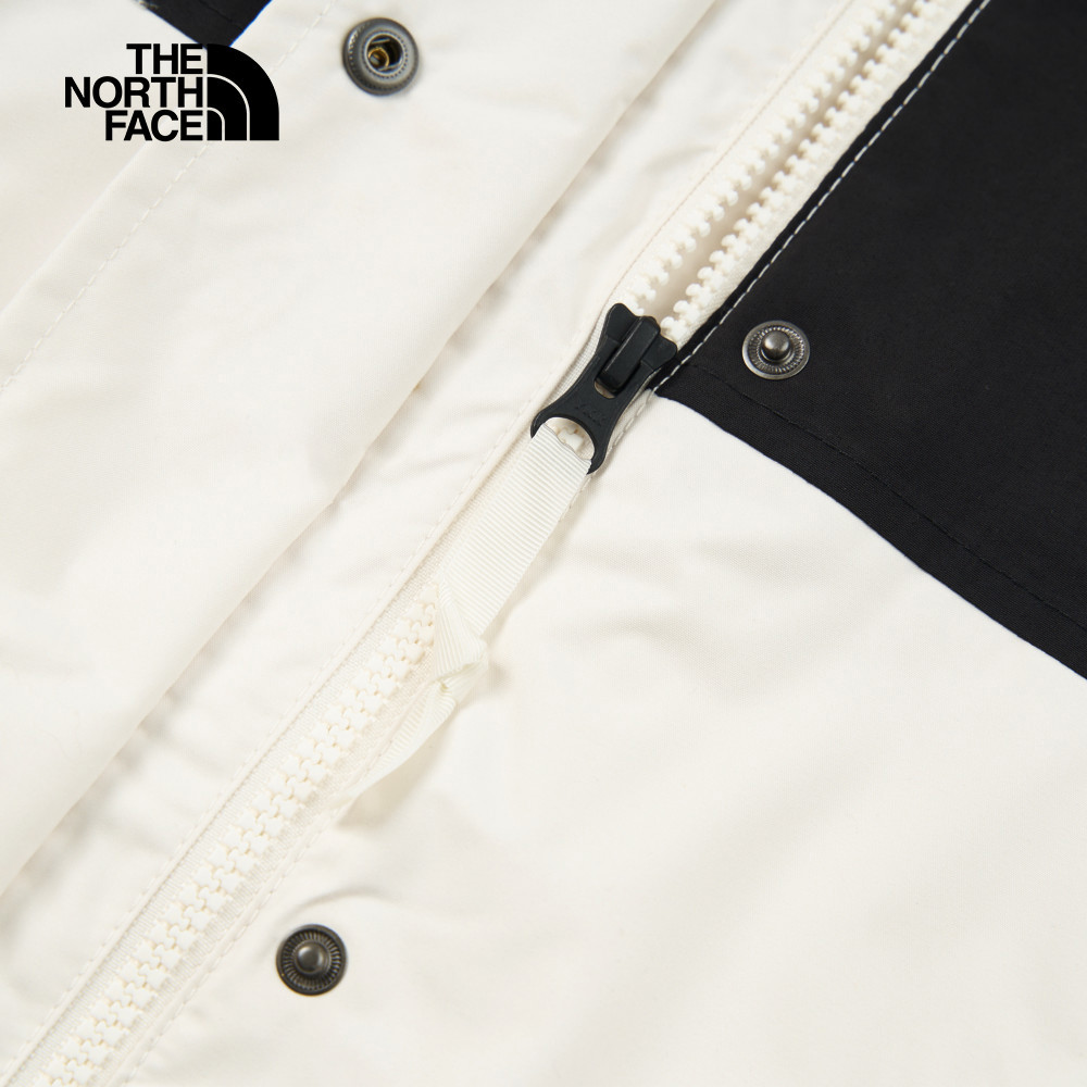 The North Face北面女款米白色DryVent防水透氣衝鋒衣｜8DGKROU
