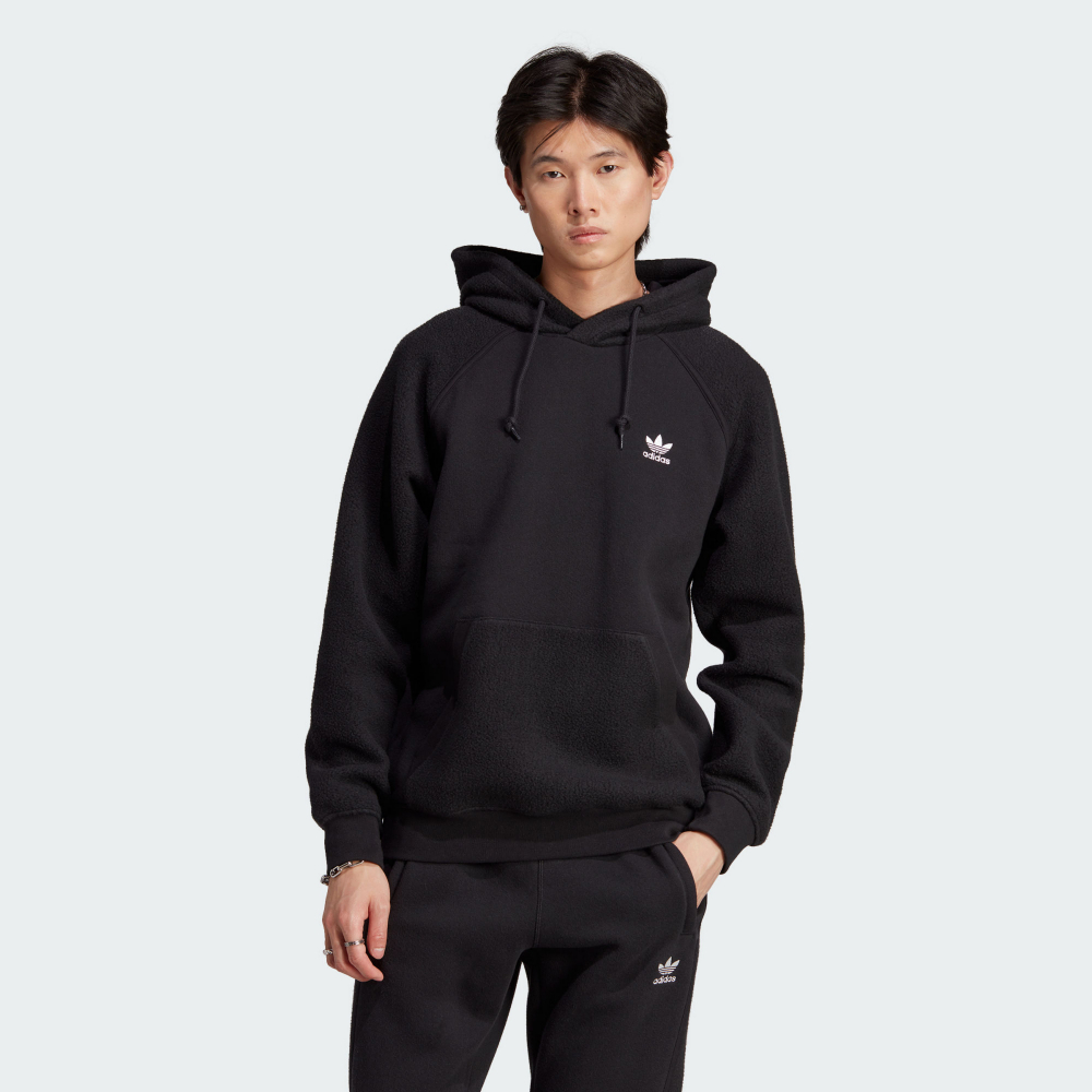 Adidas ESSENTIALS+ 連帽上衣｜採用摩登材質結構的－运动品牌专卖