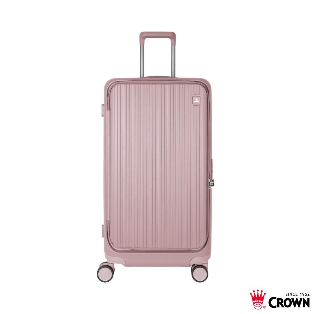 【Traveler Station】CROWN BOXY 前開框架胖胖拉桿箱 28吋(五色) C-F5292H