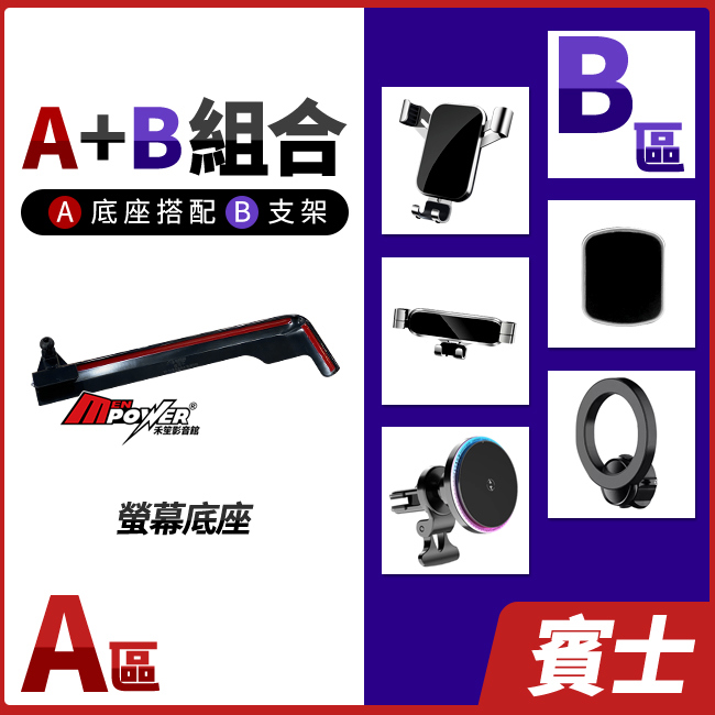 賓士 A級 W177 V177 B級 W247 GLA X157 螢幕專用 手機底座 多種手機支架可搭配 禾笙影音館