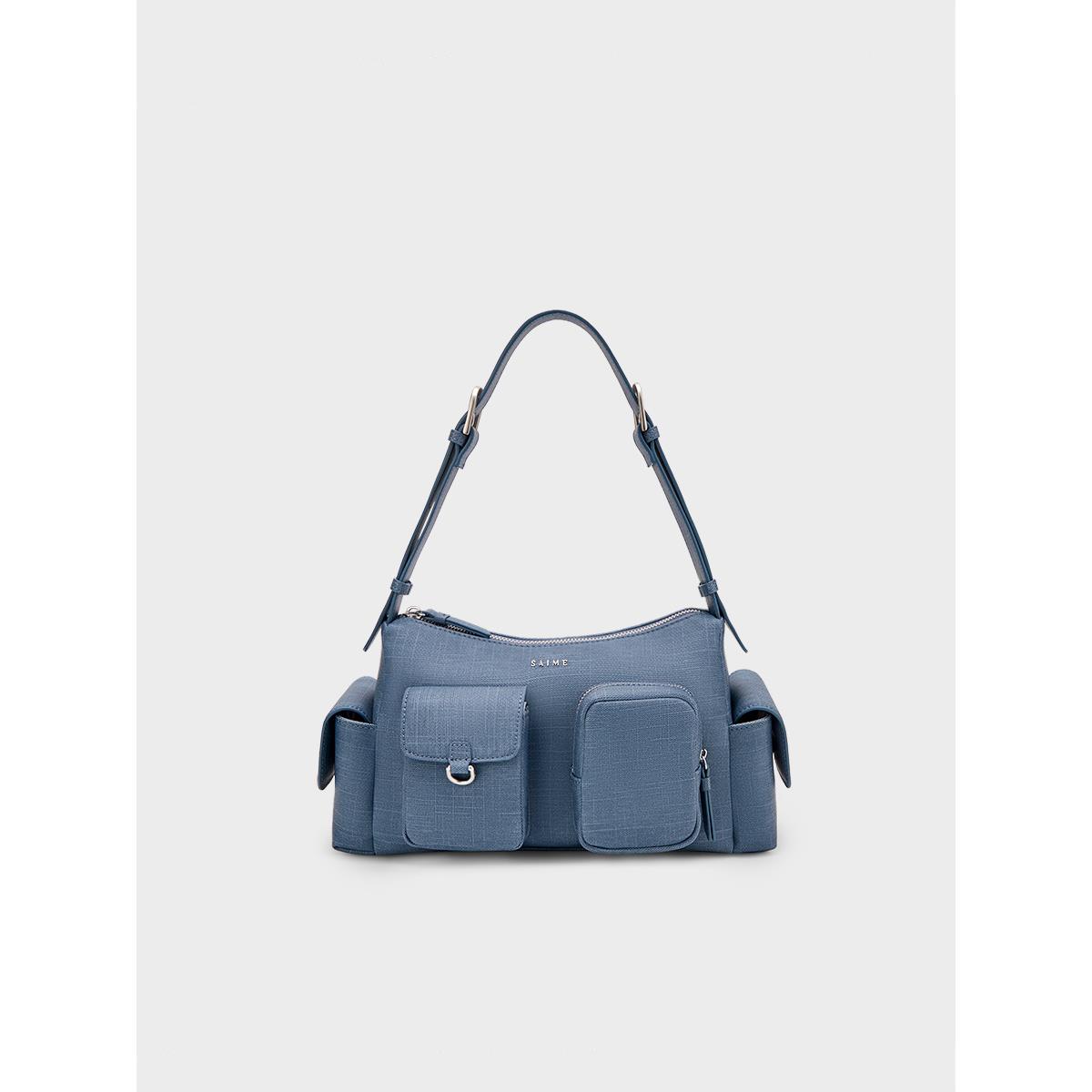 ★S'AIME★三層手提彎月包 半月型 2way ハンドバック/送料込 S'AIME(セメ) - 海外通販のBUYMA