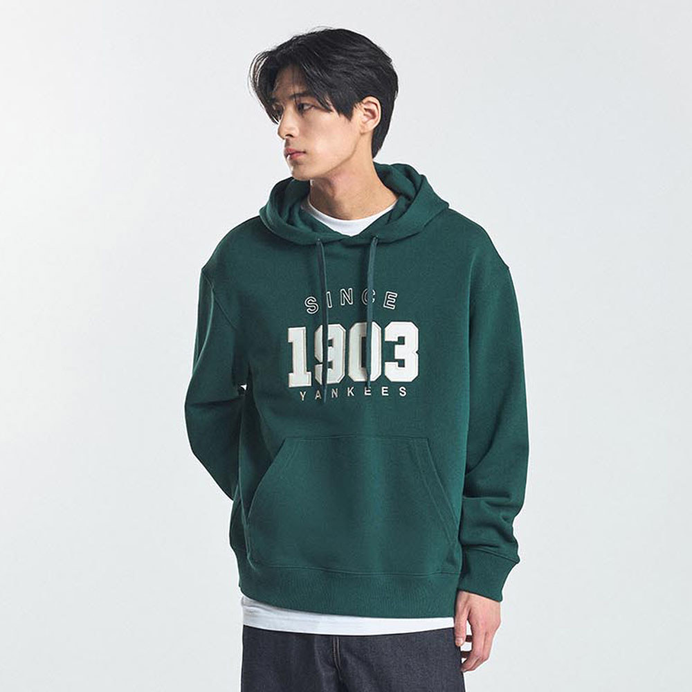 MLB 連帽上衣 帽T Varsity系列 紐約洋基隊 (3AHDV0144-50GND)｜舒適透氣 耐