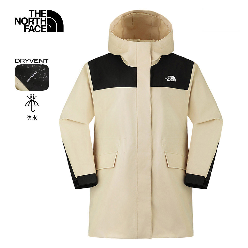 The North Face北面女款咖啡色DryVent防水透氣衝鋒衣｜8C0Y4D5－勁馳專賣店