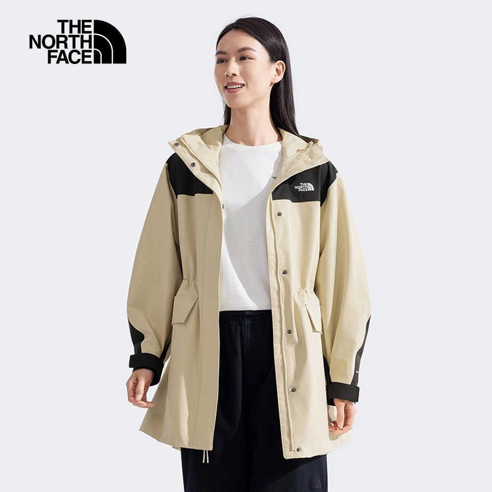 The North Face北面女款咖啡色DryVent防水透氣衝鋒衣｜8C0Y4D5