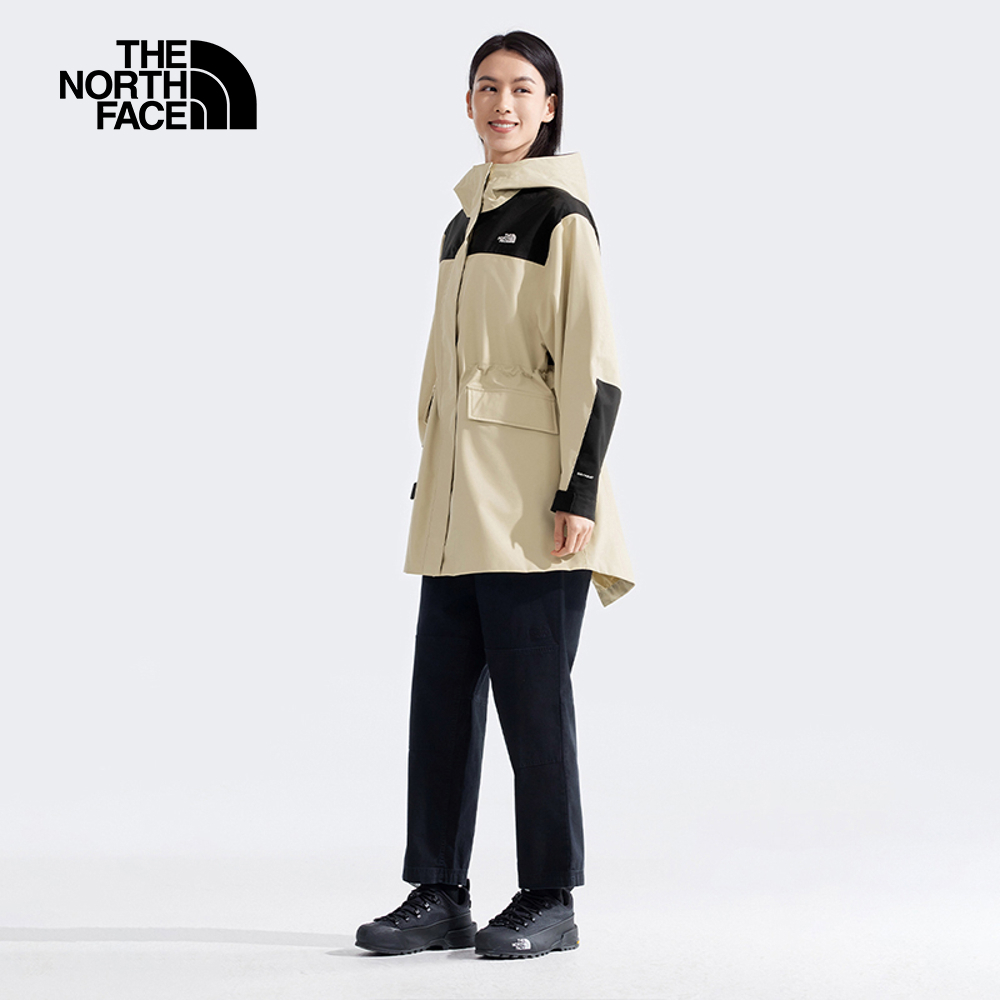 The North Face北面女款咖啡色DryVent防水透氣衝鋒衣｜8C0Y4D5