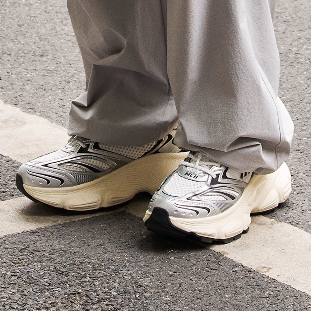 MLB 厚底老爹鞋 運動休閒鞋 Winner Chunky系列 紐約洋基隊 (3ASHWD15N-50IVS)