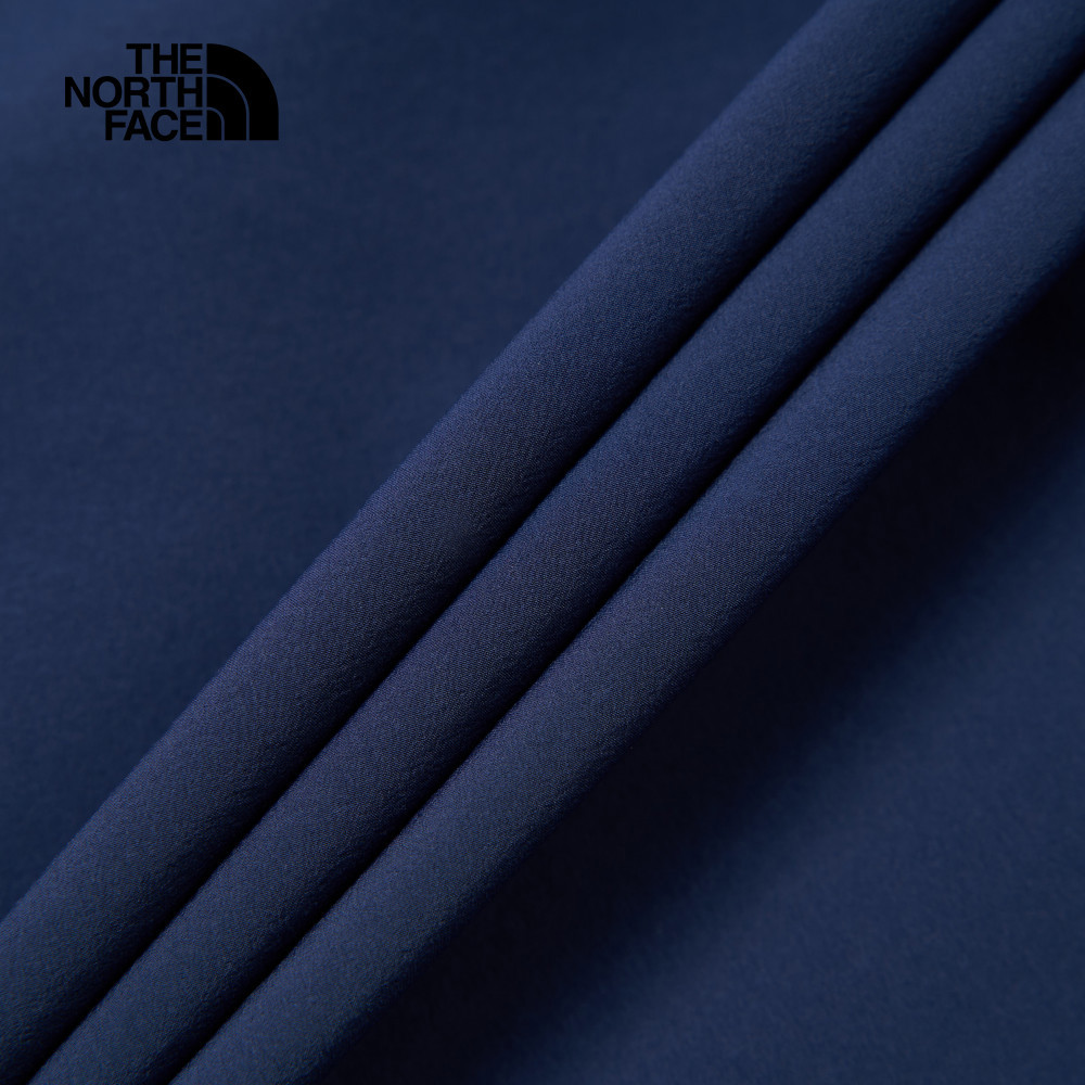The North Face北面男款藍色DWR防潑水長袖襯衫｜4NCQ8K2