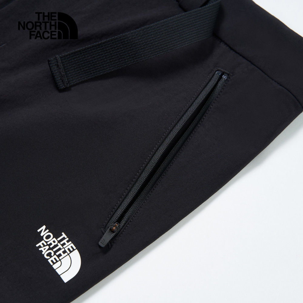The North Face北面男款黑色吸濕排汗涼感戶外徒步長褲｜87VV4H0