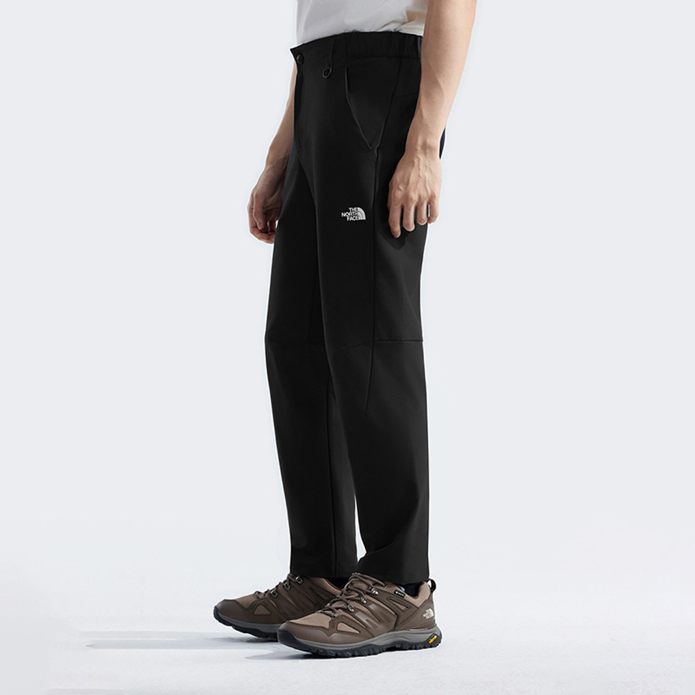 【限時搶購】男款黑色DWR防潑水戶外徒步長褲｜89ZUJK3