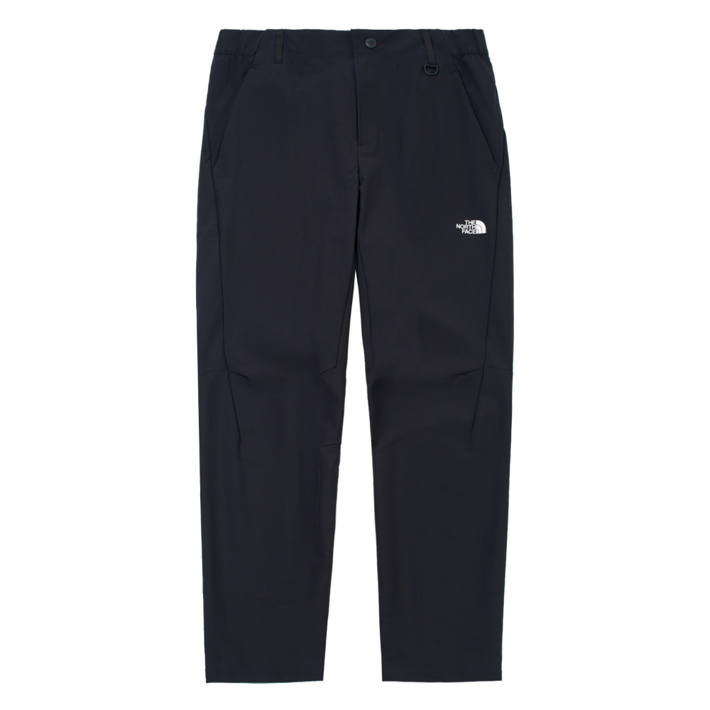 【限時搶購】男款黑色DWR防潑水戶外徒步長褲｜89ZUJK3