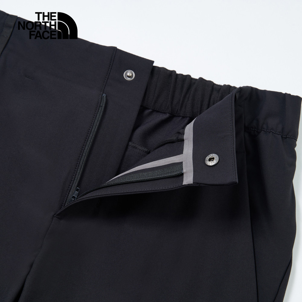 【限時搶購】男款黑色DWR防潑水戶外徒步長褲｜89ZUJK3