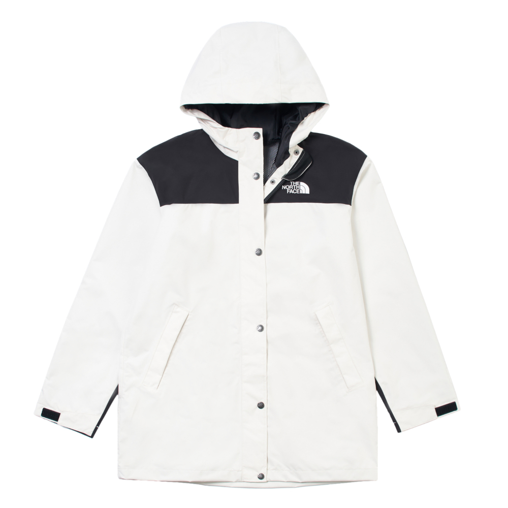 The North Face北面兒童米白色DryVent防水透氣衝鋒衣｜8ANHQLI