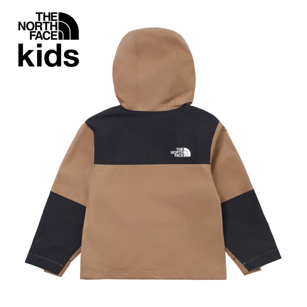 The North Face北面兒童棕色DryVent防水透氣衝鋒衣｜8BNC6IH